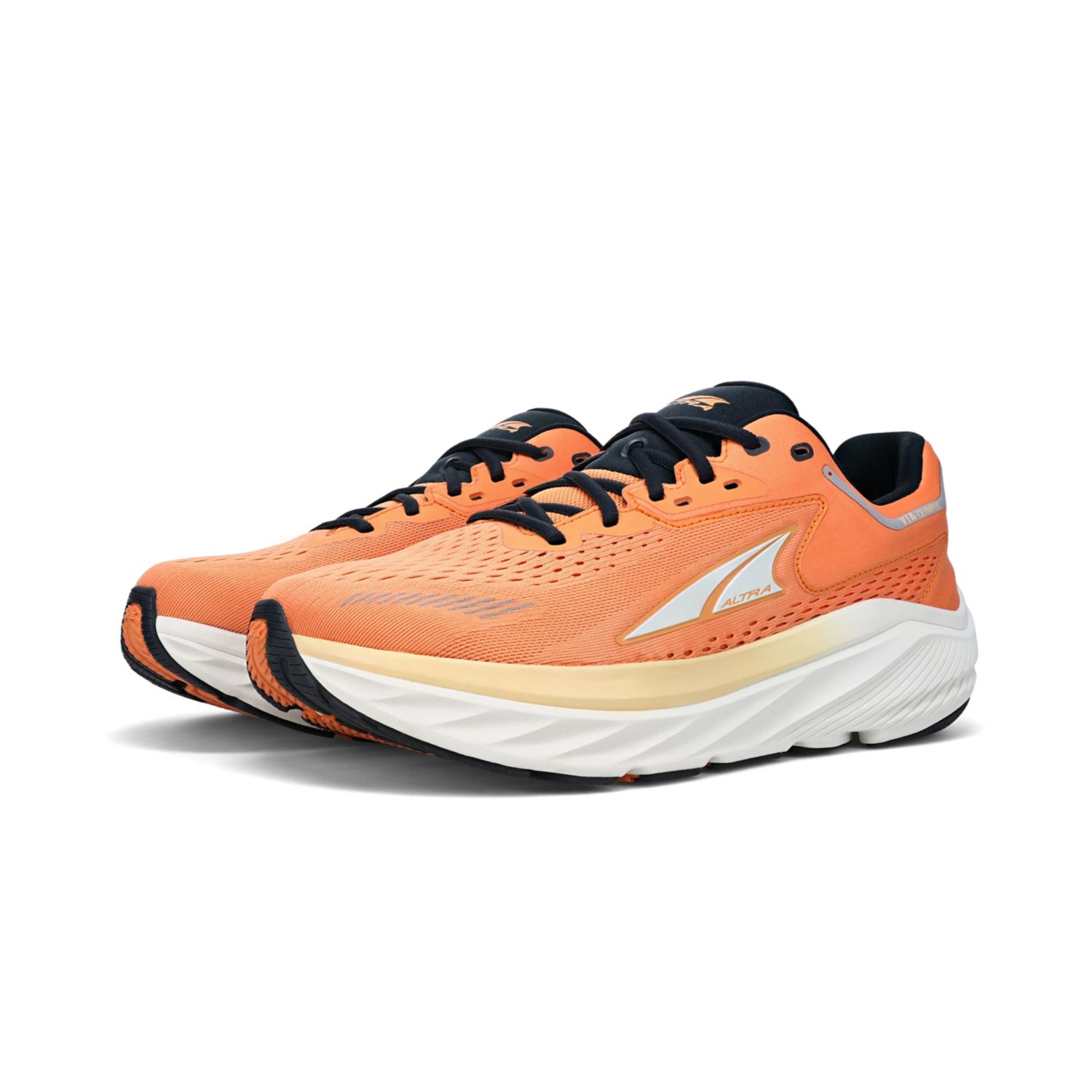 Altra Via Olympus Men's Road Running Shoes Black / Orange | South Africa-19367859